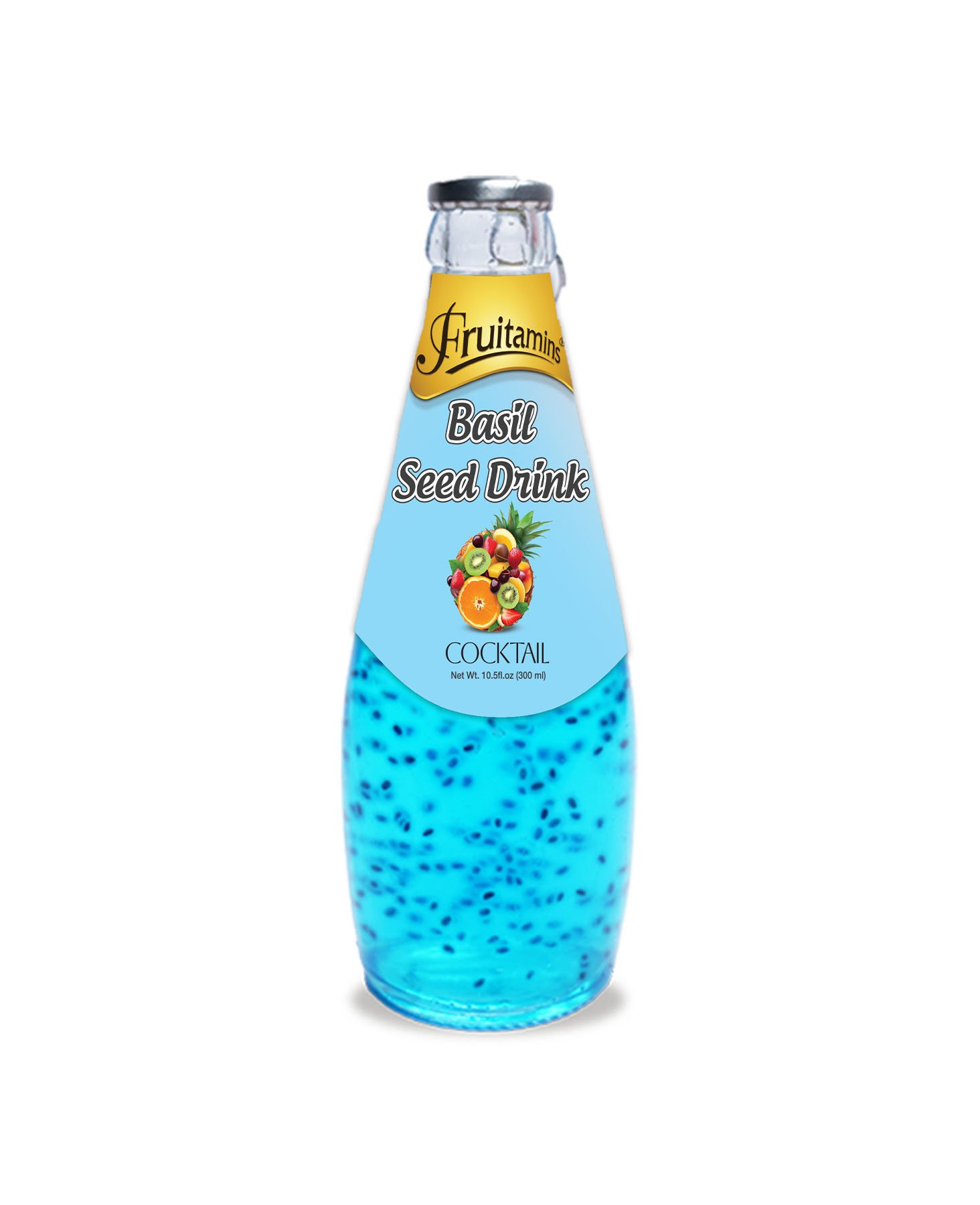 FRUITAMINS BASIL JUICE Cockail 290 ml Fruitamins Basil Juice Cocktail - Image 1